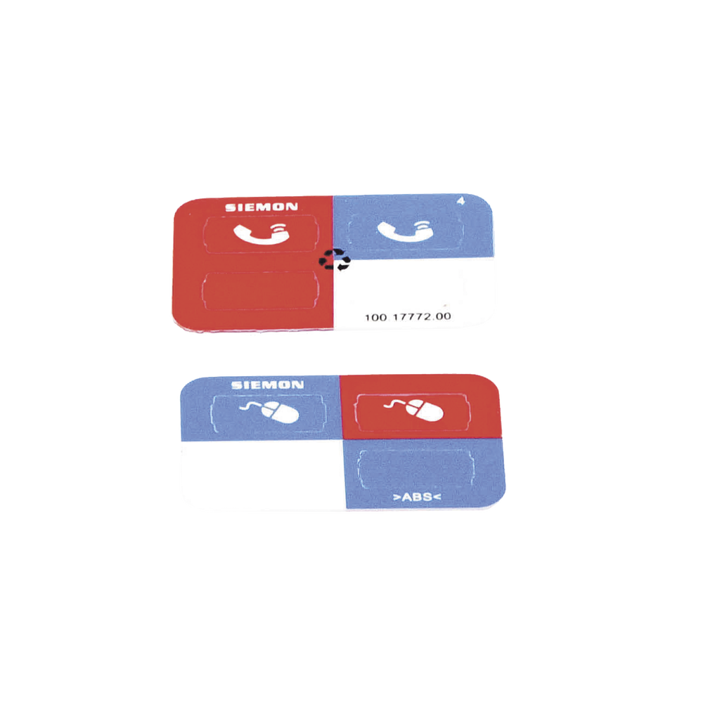 Icono Ultramax para Identificaci?n de Jacks, Color Rojo, Bolsa con 100 Piezas