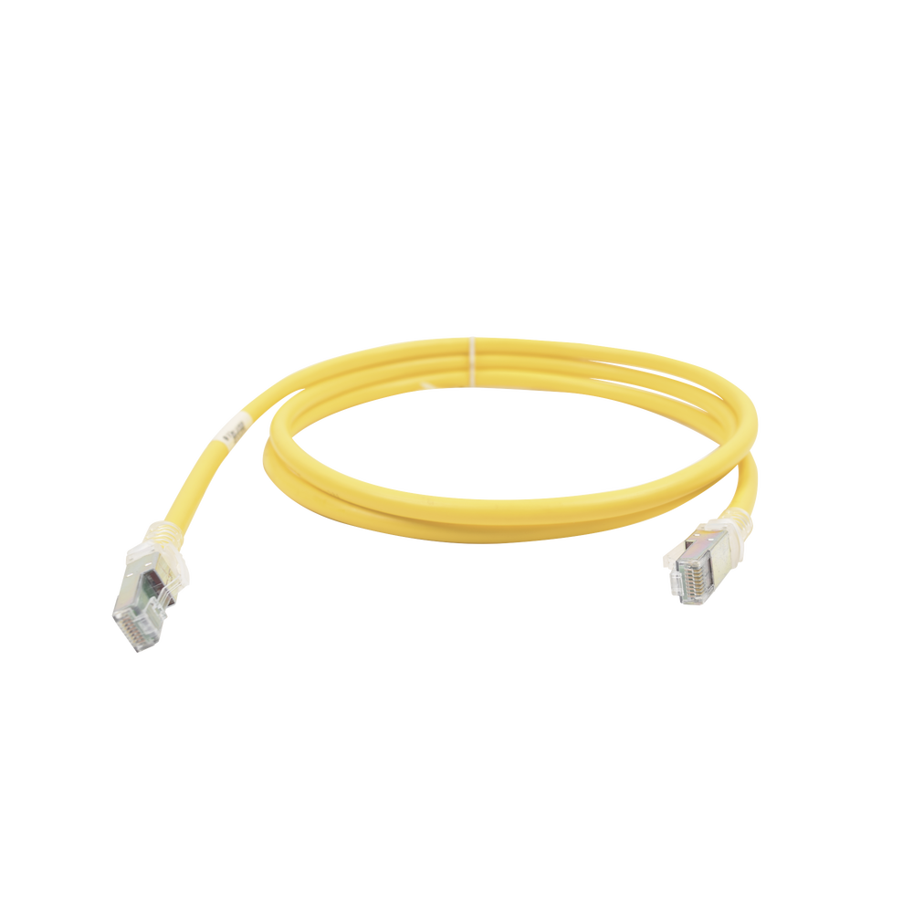 Patch Cord Z-MAX Cat6A UTP, CM, 1.52 Metros (5 Pies), Color Amarillo, Versi?n Bulk (Sin Empaque Individual)