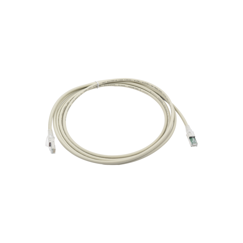 Patch Cord Z-MAX Cat6A S/FTP, CM/LS0H, 15.24 Metros (50 Pies), Color Gris