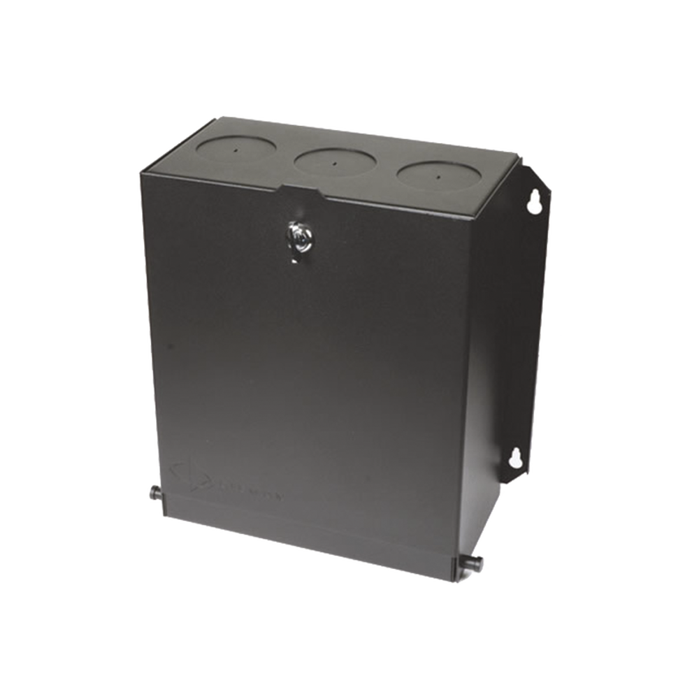 Caja de Zona (Punto de Consolidaci?n), de 24 Puertos, Ideal para Soportar Cableado en una Gran Variedad de ?reas de Trabajo, Compatible con Conectores MAX, Z-MAX, o TERA, Color Negro