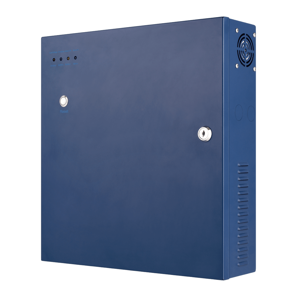 Fuente de poder profesional PoE (Power over Ethernet) de 8 puertos con capacidad total de 360W, diseñada específicamente para sistemas de videovigilancia CCTV y control de acceso. - Image 2