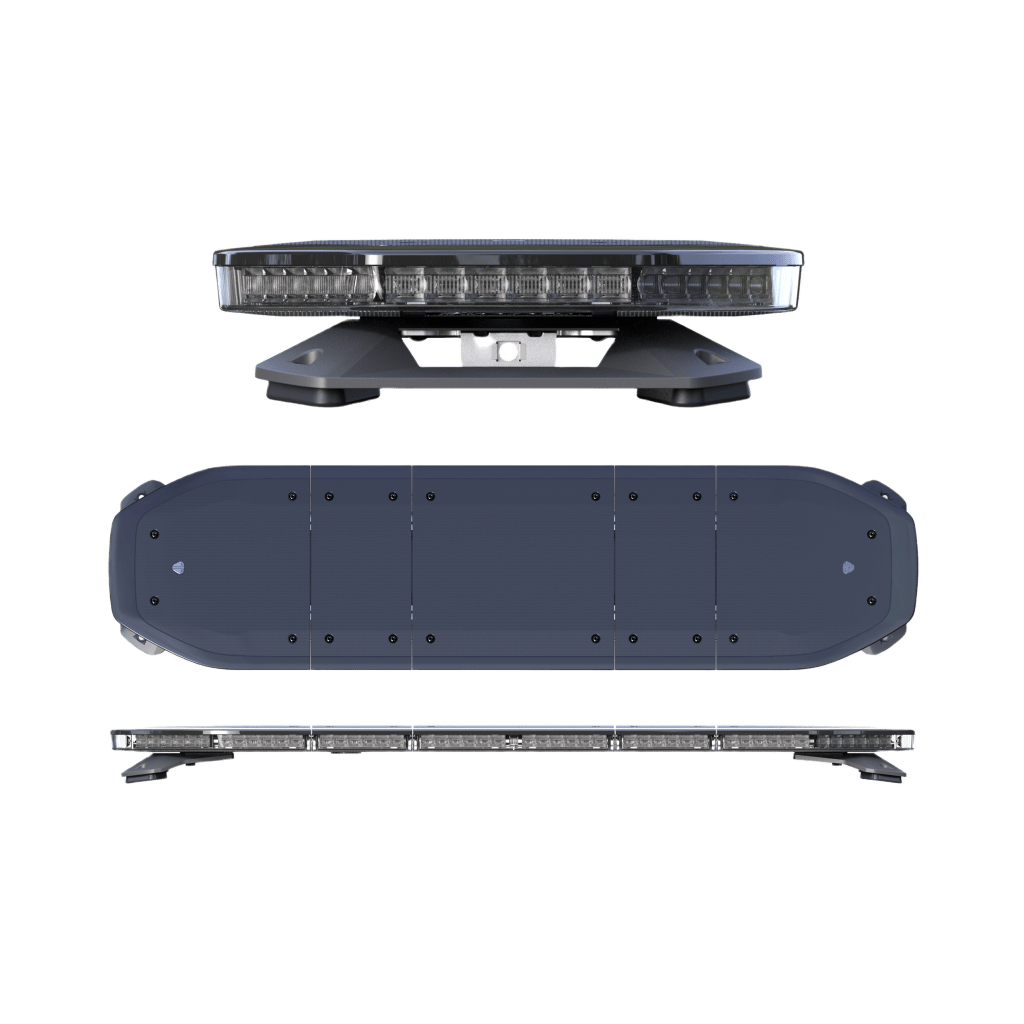 Barra de luces LED de 48", 216 LED, Dual Color, Programable, Rojo/Azul/Ámbar/Claro, Ideal para Equipar Unidades de Seguridad Publica con Domos Negros - Image 5