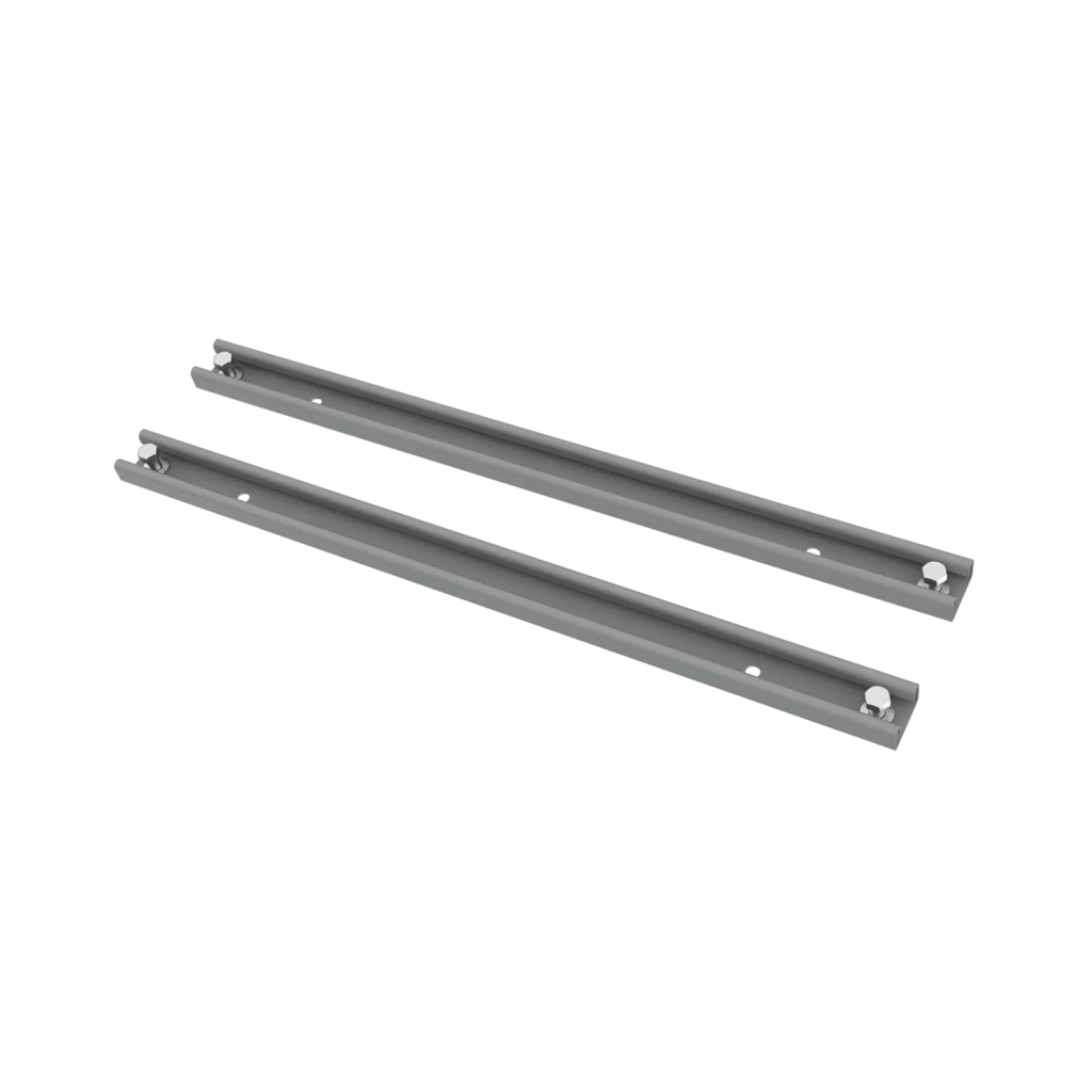 Kit de Montaje Unistrut para Gabinetes de Pared D y L-BOX / Incluye Rieles y Soportes / Compatible con Sistemas Unistrut / Montaje en Gabinetes Industriales / Tornillos y Arandelas Incluidos