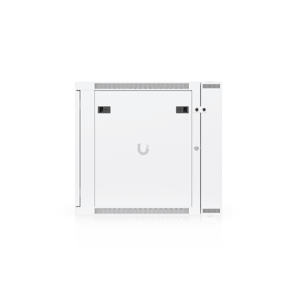UACC Rack Cabinet 12U (600 x 703 mm) - Gabinete Cerrado para Montaje en Pared con Puerta Frontal Perforada, Puerta Trasera Abatible (Swing-Out) y Paneles Laterales Removibles con Llave - Image 2
