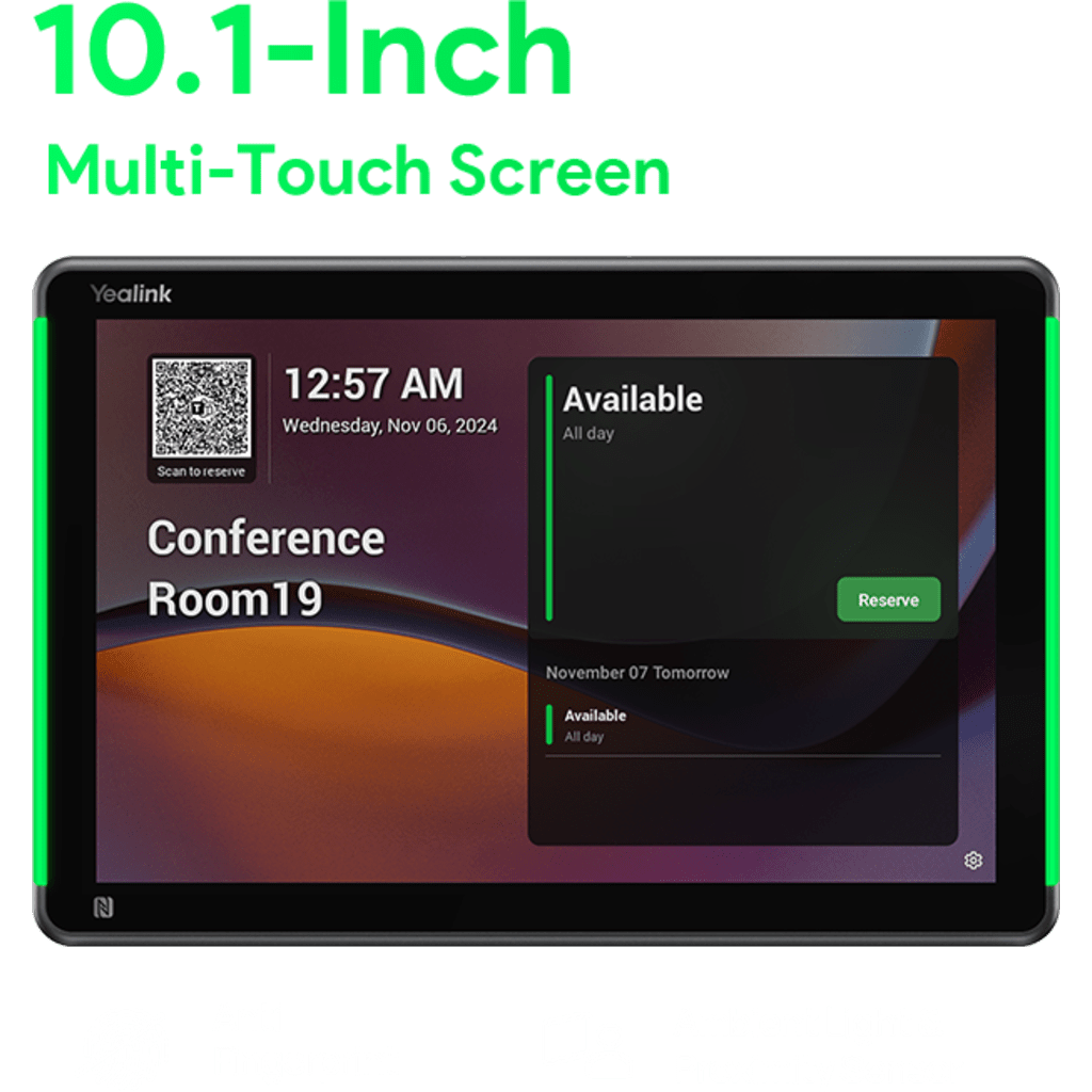 Panel Touch Para Programación De Salas De Reuniones Todo En Uno Con LED RGB De Indicadores De Estado Y Cámara Integrada De 2 MP - Image 3