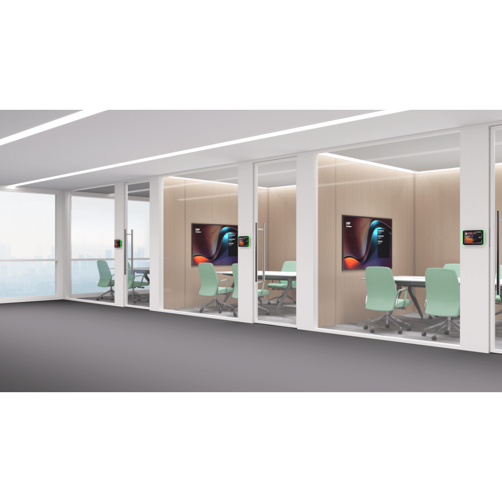 Panel Touch Para Programación De Salas De Reuniones Todo En Uno Con Indicadores LED Laterales Moderno y Ultrafino - Image 2