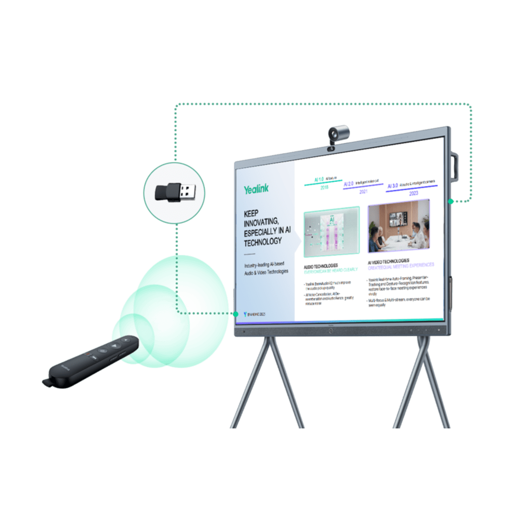 Control Remoto MB-Remote para MeetingBoard con Air Mouse y Conectividad 2.4 GHz para Gestión Precisa de Cámara y Micrófono - Image 3