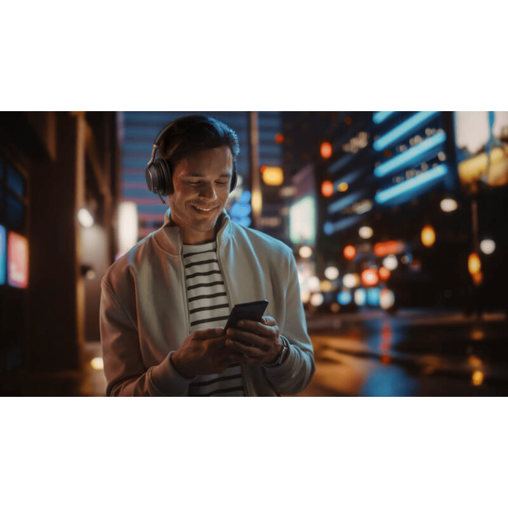 Diadema Inalambrica BH76 Plus With Charging Stand UC Black USB C/A de Yealink con ANC Híbrida y Estación de Carga Premium - Image 3