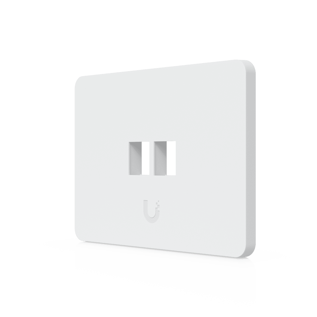 Placa de Pared Horizontal Universal para Keystone de 2 Puertos con Cubierta Pintable, Acabado Personalizable, Paquete con 4 Piezas - Image 2