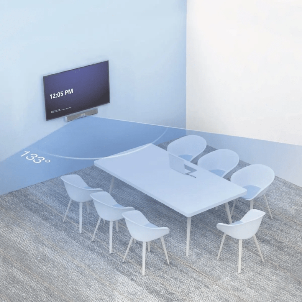 Barra de Videoconferencia Yealink UVC 40 E2 para Salas Pequeñas con IA Avanzada y Seguimiento Automático de Orador - Image 4