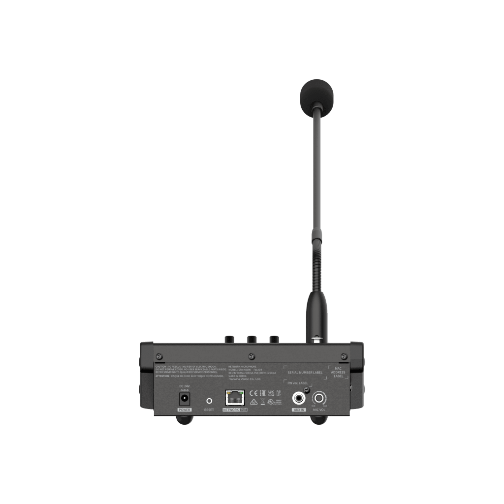 Micrófono IP SIP / Frecuencia 100Hz~6kHz / PoE IEEE 802.3 af / 10/100 Base-T / Protocolos SIP, HTTP, HTTPS / Seguridad SHA-2 / Certificaciones EMC y Safety - Image 5
