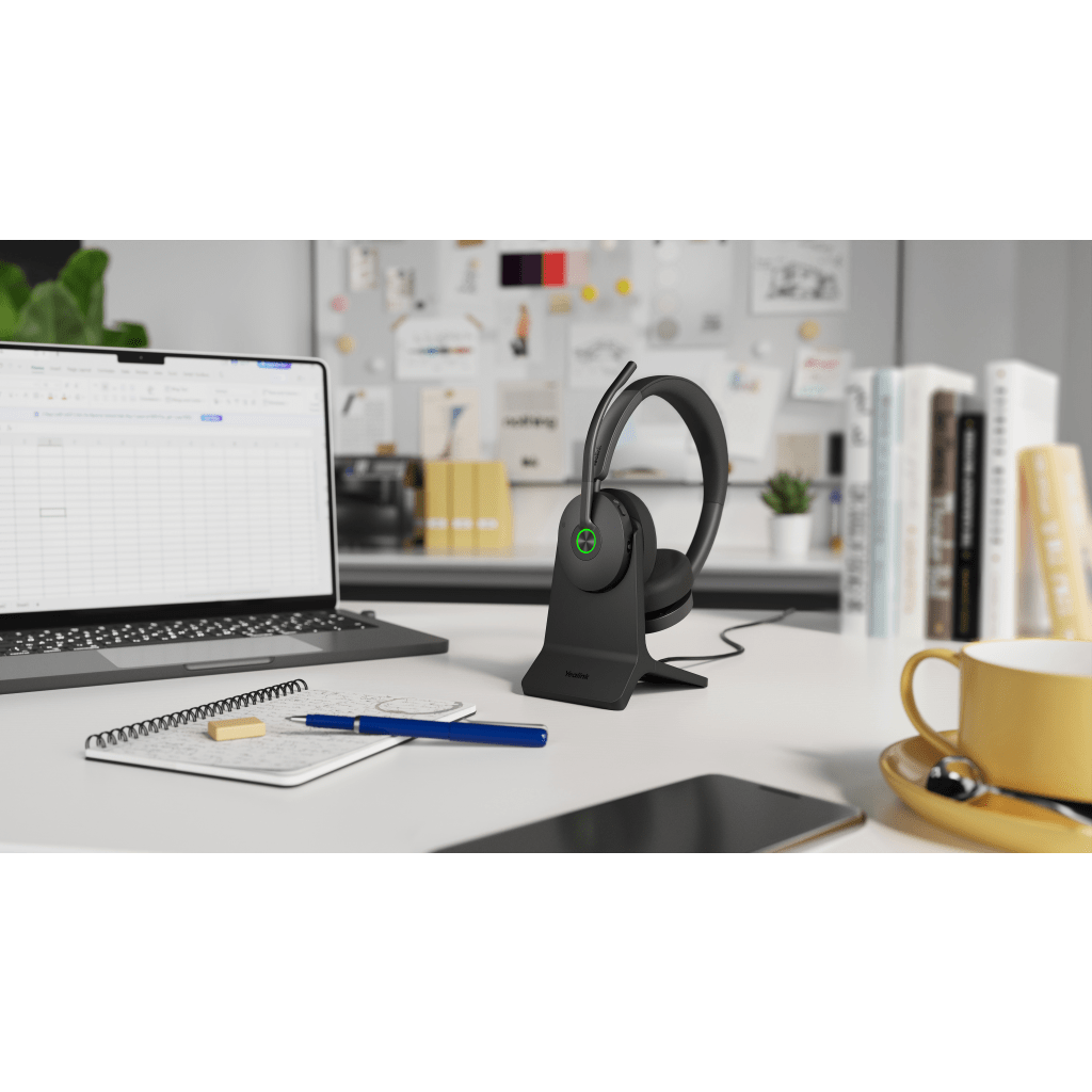 Diadema Bluetooth Yealink BH74 con Cancelación Activa de Ruido Híbrida, Base de Carga y Tecnología Acoustic Shield 3.0. - Image 5