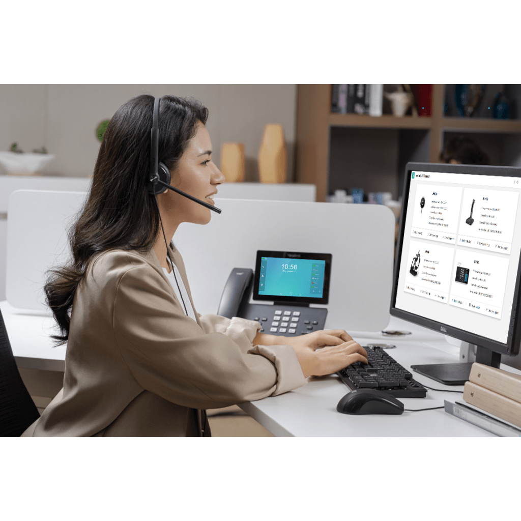 Diadema Alámbrica UH34 Lite Mono Teams de Yealink USB-C/A con Almohadillas de Espuma - Image 4