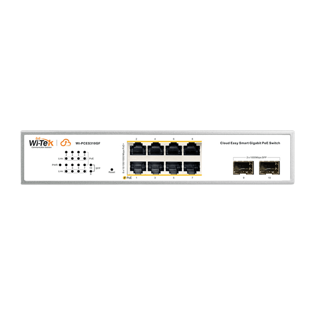 Switch Administrable PoE / 8 puertos PoE af/at Gigabit / 2 x SFP Gigabit / Administración Cloud Gratuita / Presupuesto 120 W - Image 2
