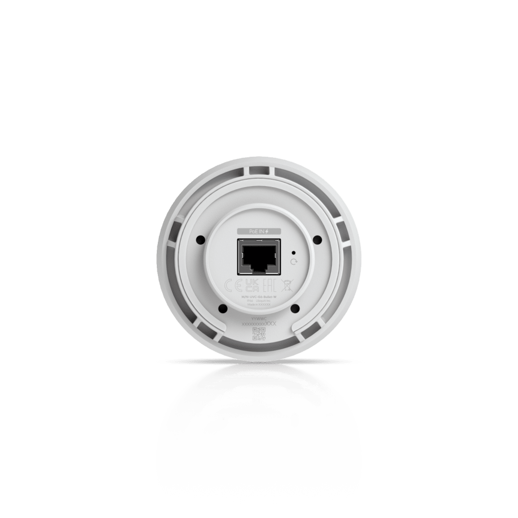 Cámara UniFi Protect G6 Bullet Color Blanco, PoE, 1.8" 4K, AI Multi-TOPS, Visión Nocturna IR 30m, Protección IP66, Reconocimiento Facial y Placa, Montaje en Pared, Techo, Poste - Image 5