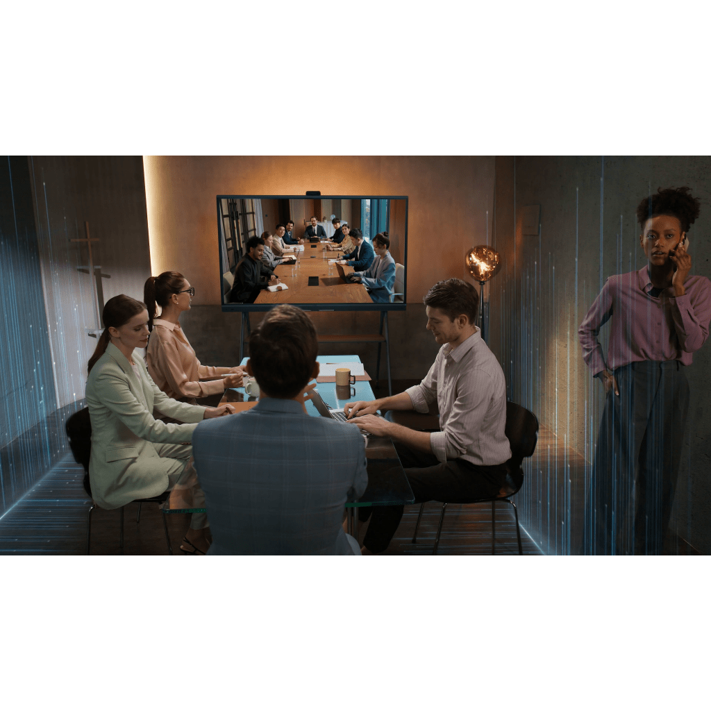 Yealink MeetingBoard 86 Pro, Centro de Colaboración Inteligente con IA, 4K UHD, Android 13, Micrófonos Integrados y Cámara Ultra Gran Angular - Image 5