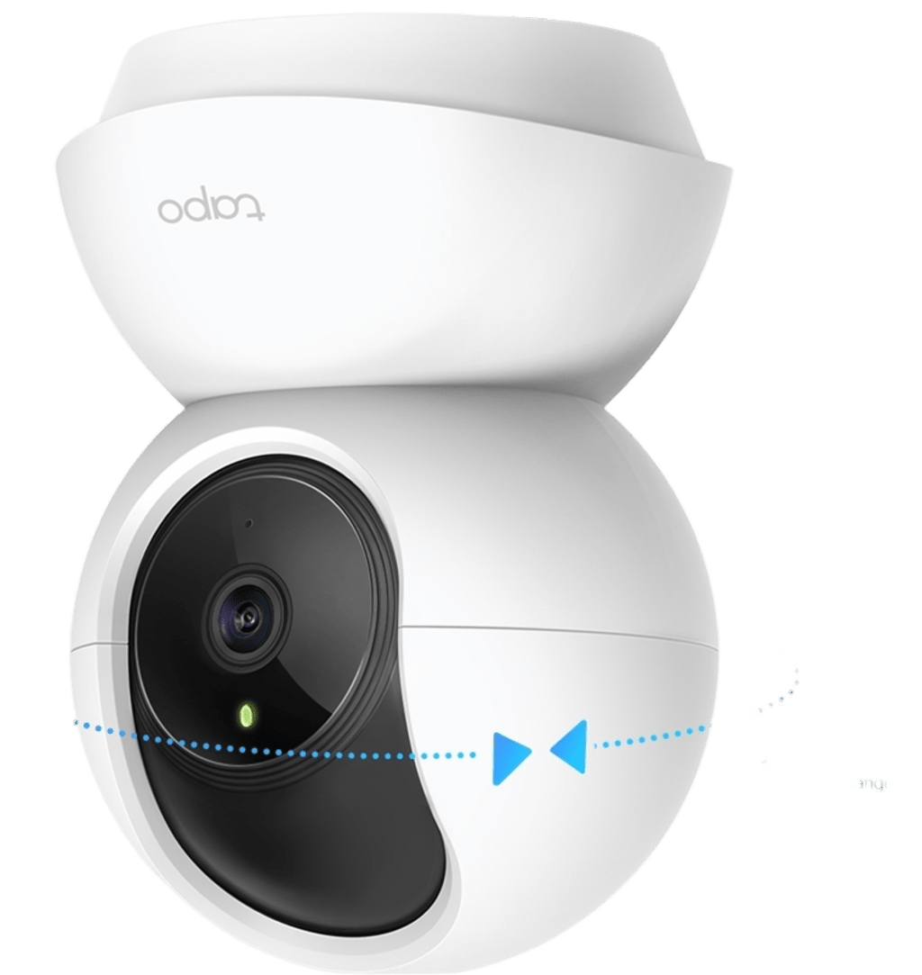 Cámara de Seguridad Wi-Fi Pan/Tilt, 2K Definition, Visión Nocturna 30 pies, 360° Horizontal, 114° Vertical, Detección de Movimiento, Audio Bidireccional, Alarma Sonora/Lumínica, MicroSD 256GB, Modo Privacidad