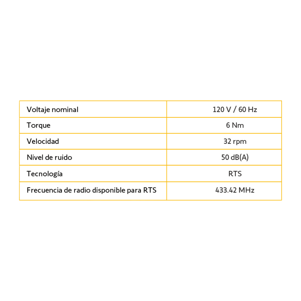 Motor inalámbrico RTS alimentación 110V para persianas, ventana de 3 mts ancho y alto 4 máximo - Image 6