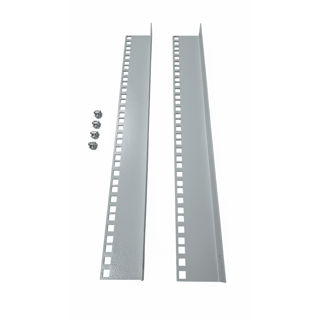 Kit Gabinete Ventilado de Acero, Montaje Rack 19" 11U, IP55 Uso en Exterior (593 x 609 x 399 mm) con Placa Trasera Interior Metálica y Compuerta Inferior Atornillable. Incluye Ventilador, Ventilas, filtros, Terminal de Tierra Física, Ch - Image 3