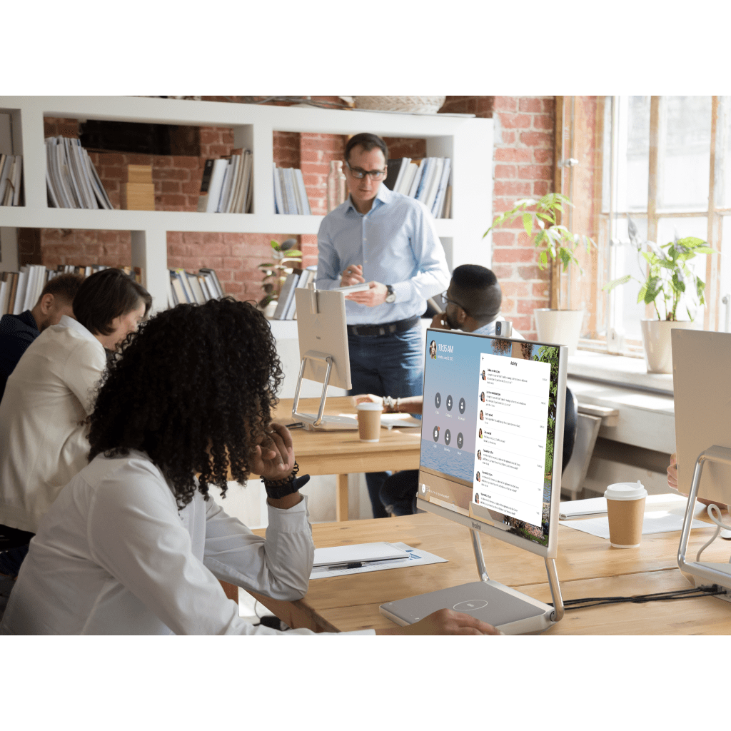 Sistema de Videoconferencia Todo en Uno DeskVision A24 de Yealink con cámara 4K y pantalla táctil de 24” - Image 6