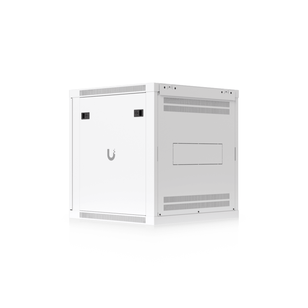 UACC Rack Cabinet 12U (598 x 600 mm) - Gabinete Cerrado para Montaje en Pared con Puerta Frontal Perforada, Totalmente Ensamblado con Ventiladores Integrados y Paneles Removibles - Image 3