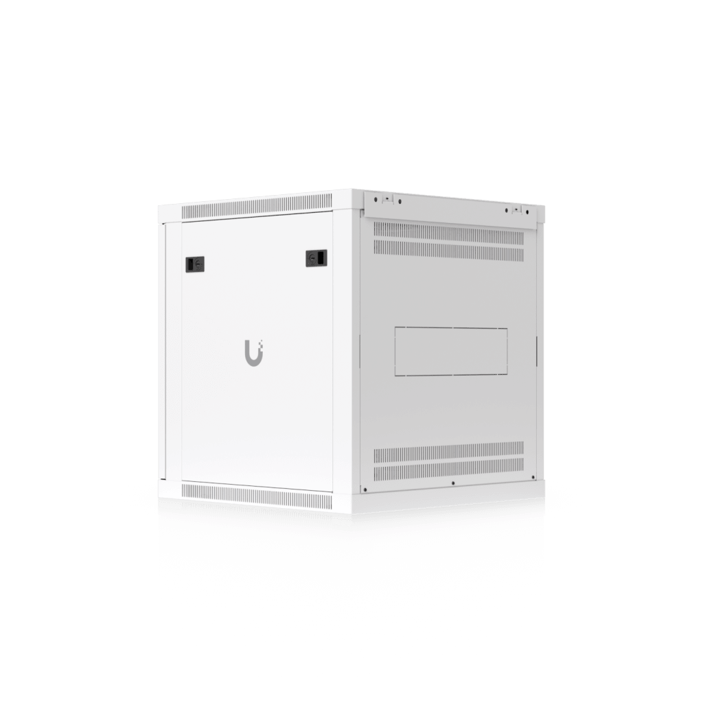 UACC Rack Cabinet 12U (598 x 600 mm) - Gabinete Cerrado para Montaje en Pared con Puerta Frontal de Vidrio Templado, Totalmente Ensamblado con Ventiladores Integrados y Paneles Removibles - Image 3