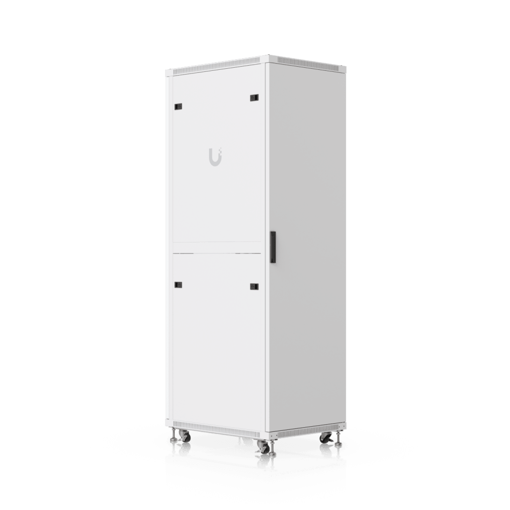UACC Rack Cabinet 42U (600 × 800 mm) – Gabinete de Piso Totalmente Ensamblado con Ventiladores Integrados, Paneles Removibles, Ruedas con Seguro y Puerta Frontal de Vidrio Templado - Image 3