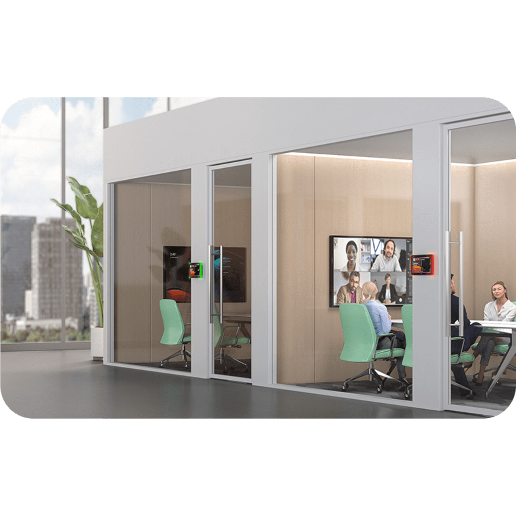 Panel Touch Para Programación De Salas De Reuniones Todo En Uno Con Indicadores LED Laterales Moderno y Ultrafino - Image 3