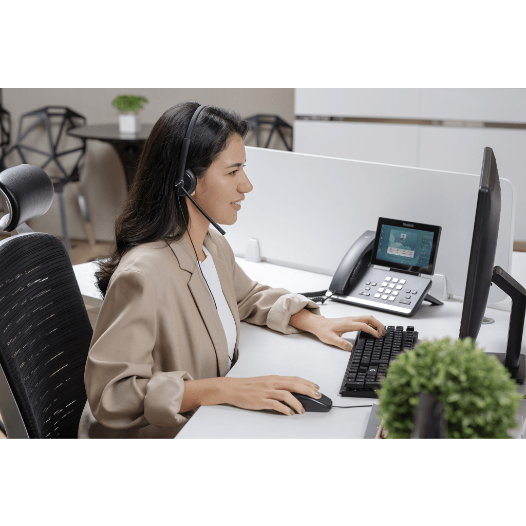 Diadema Alámbrica UH34 Lite Mono Teams de Yealink USB-C/A con Almohadillas de Espuma - Image 5