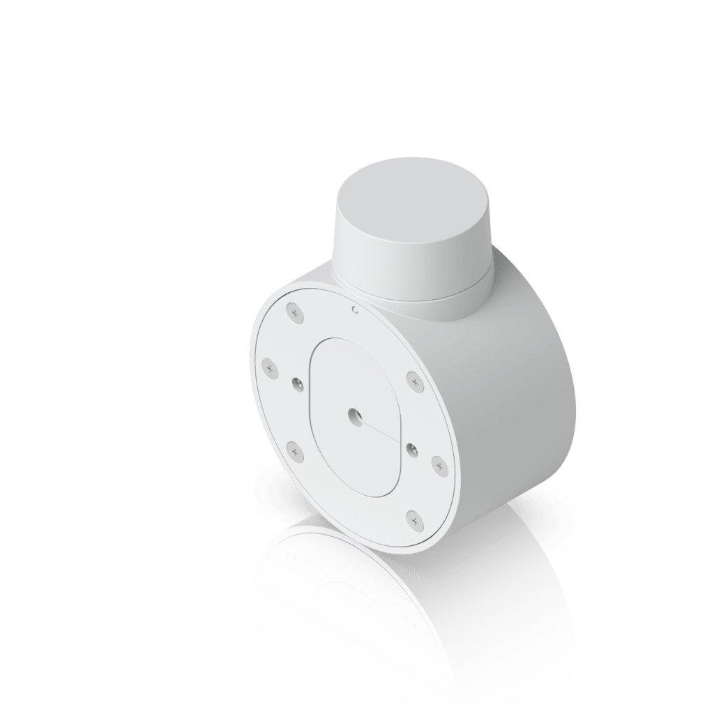 Camera Compact Junction Box – Caja de Conexiones Antimanipulación para Cámaras Compactas Dome y Turret Color Blanco - Image 3