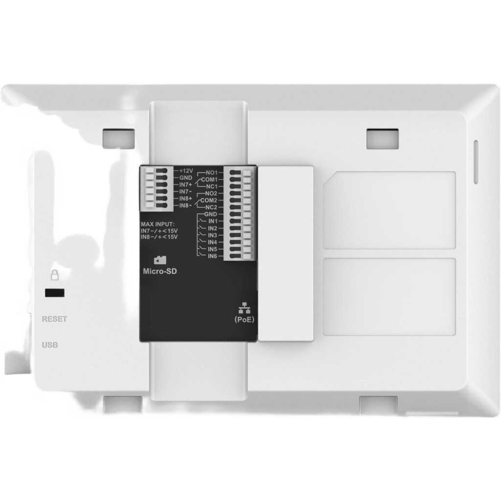 Estación de Intercomunicación SIP con Wi-Fi 6, Bluetooth y Control Total para Agendamiento de Salas y Edificios Inteligentes (Color Blanco) - Image 6