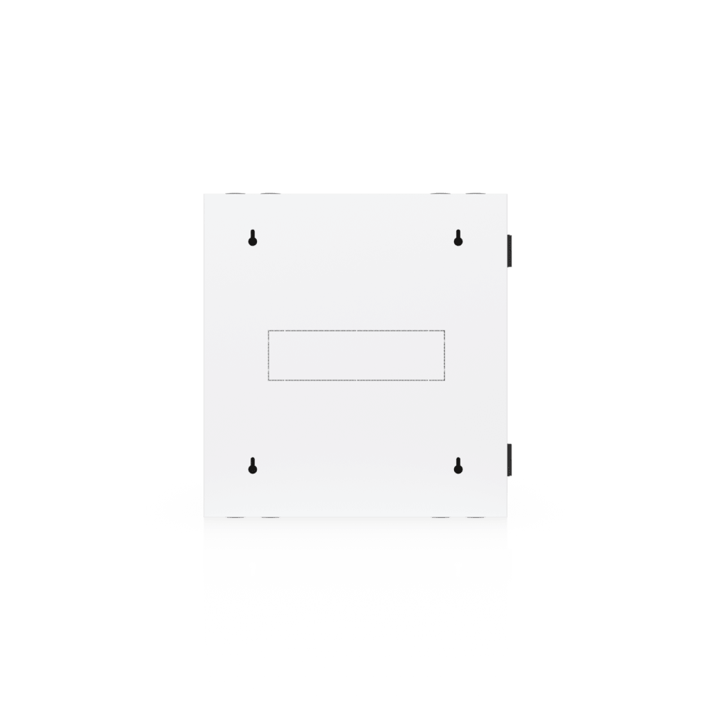 UACC Rack Cabinet 12U (600 x 703 mm) - Gabinete Cerrado para Montaje en Pared con Puerta Frontal Perforada, Puerta Trasera Abatible (Swing-Out) y Paneles Laterales Removibles con Llave - Image 4