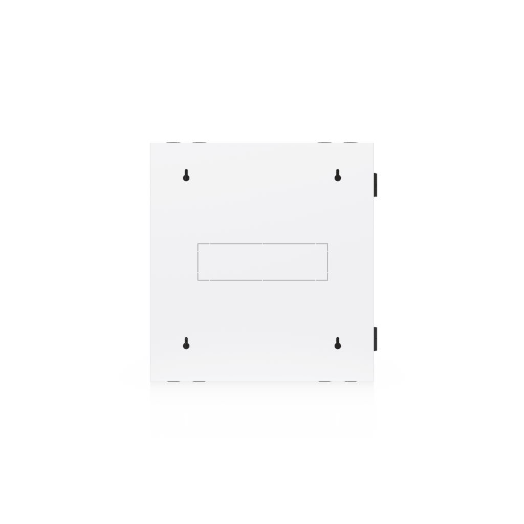 UACC Rack Cabinet 12U (600 x 703 mm) - Gabinete Cerrado para Montaje en Pared con Puerta Frontal de Vidrio Templado, Puerta Trasera Abatible (Swing-Out) y Paneles Laterales Removibles con Llave - Image 4