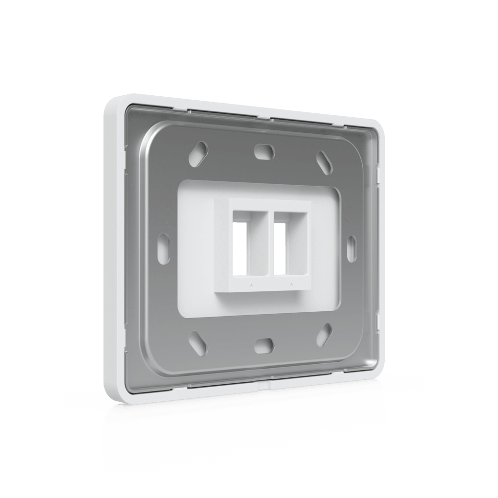 Placa de Pared Horizontal Universal para Keystone de 2 Puertos con Cubierta Pintable, Acabado Personalizable, Paquete con 4 Piezas - Image 4