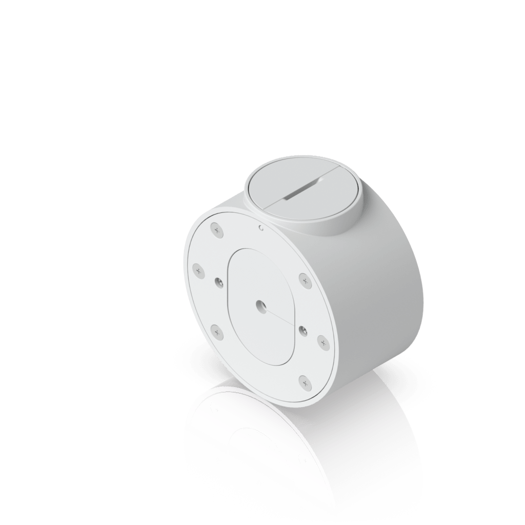 Camera Compact Junction Box – Caja de Conexiones Antimanipulación para Cámaras Compactas Dome y Turret Color Blanco - Image 4