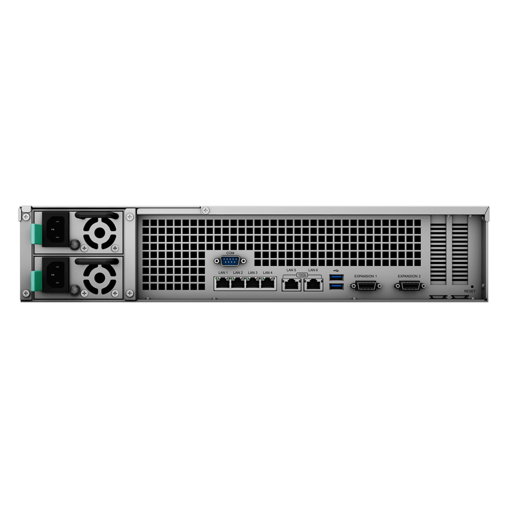 RackStation RS3621xs+ | 12 Bahías | Procesador Intel Xeon D-1541 8 Núcleos | 8 GB DDR4 ECC | Dual 10GbE | Alimentación Redundante | Escalable a 36 Bahías | Garantía 3 Años. - Image 7
