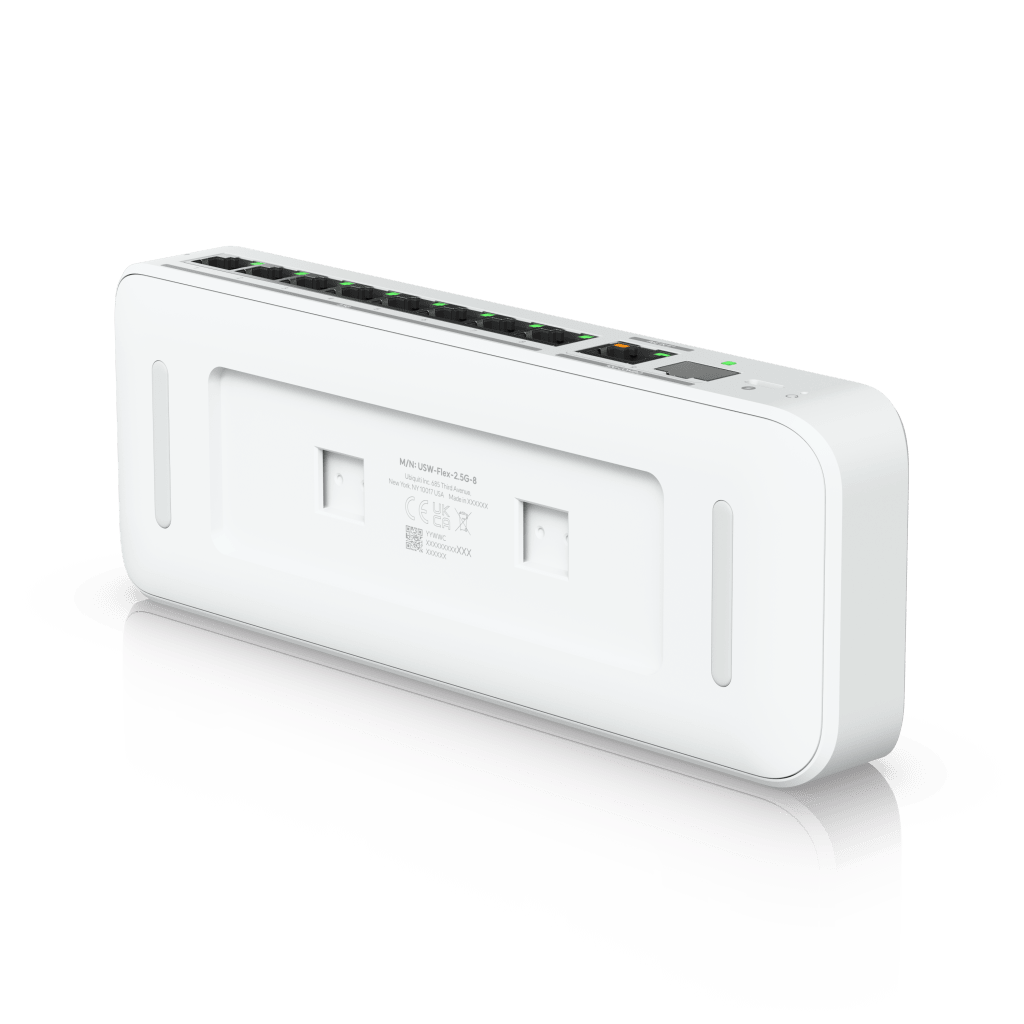 USW Flex 2.5G Switch de 8 Puertos 2.5GbE, con un Puerto de Enlace Ascendente Combinado RJ45/SFP+ de 10 GbE, Incluye Adaptador ca/cc - Image 5