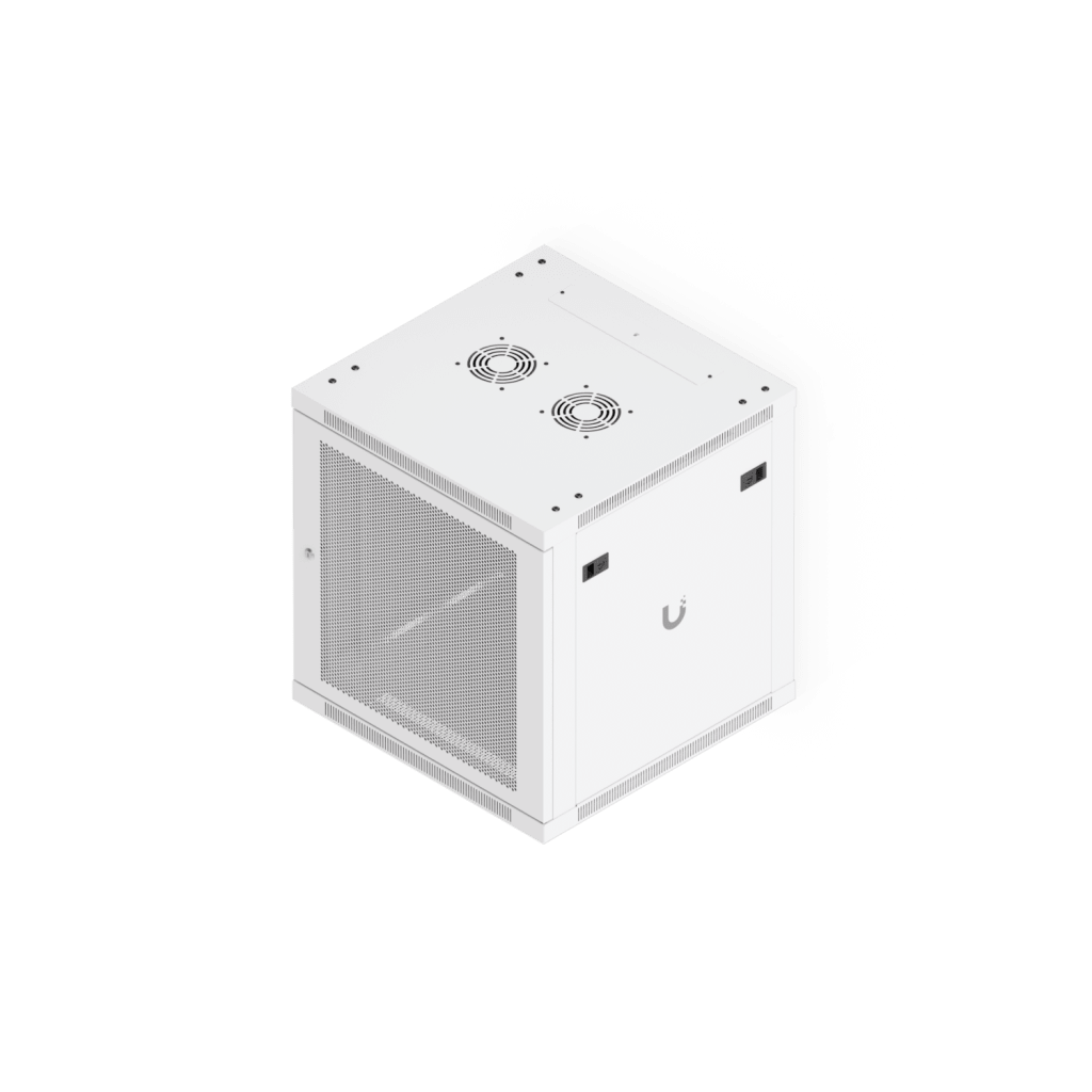 UACC Rack Cabinet 12U (598 x 600 mm) - Gabinete Cerrado para Montaje en Pared con Puerta Frontal Perforada, Totalmente Ensamblado con Ventiladores Integrados y Paneles Removibles - Image 5