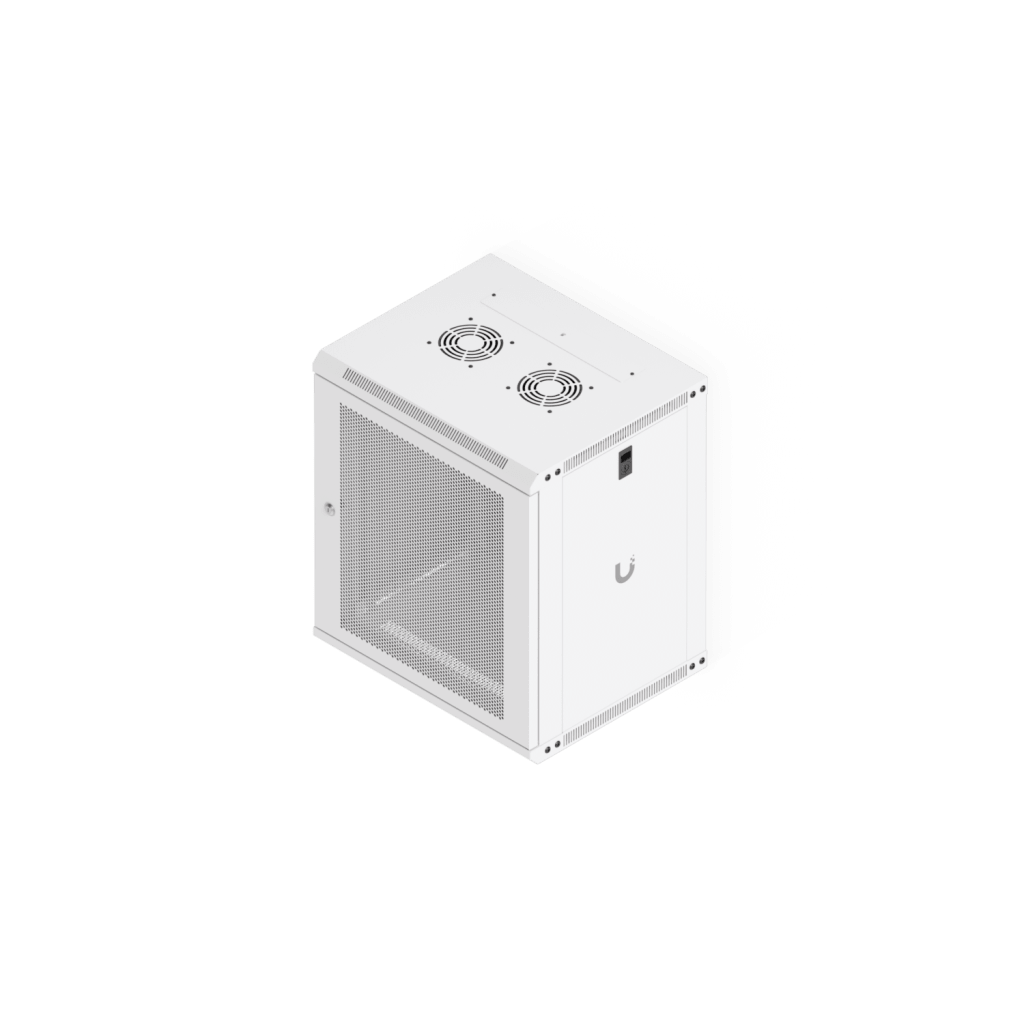 UACC Rack Cabinet 12U (550x 450 mm) - Gabinete Cerrado para Montaje en Pared con Puerta Frontal Perforada, Totalmente Ensamblado con Ventiladores Integrados y Paneles Removibles - Image 5