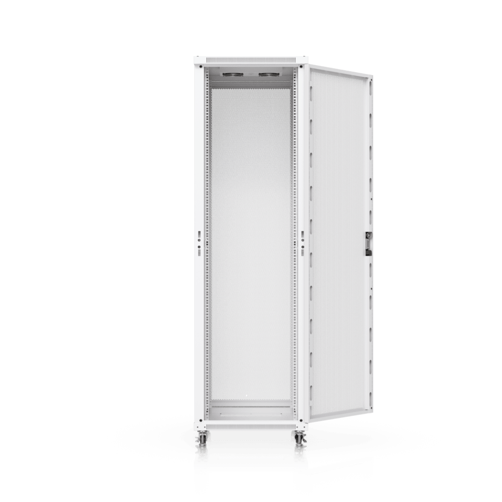 UACC Rack Cabinet 42U (600 × 800 mm) – Gabinete de Piso Totalmente Ensamblado con Ventiladores Integrados, Paneles Removibles, Ruedas con Seguro y Puerta Frontal Perforada para Óptimo Flujo de Aire - Image 5