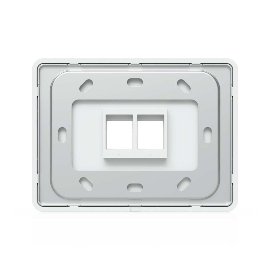 Placa de Pared Horizontal Universal para Keystone de 2 Puertos con Cubierta Pintable, Acabado Personalizable, Paquete con 4 Piezas - Image 5