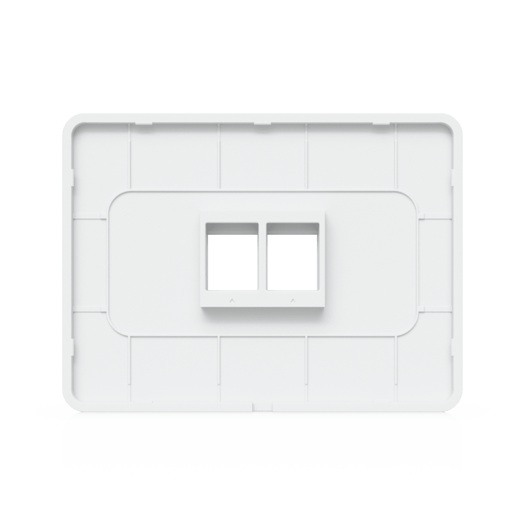 Placa de Pared Horizontal Universal para Keystone de 2 Puertos con Cubierta Pintable, Acabado Personalizable, Paquete con 4 Piezas - Image 6