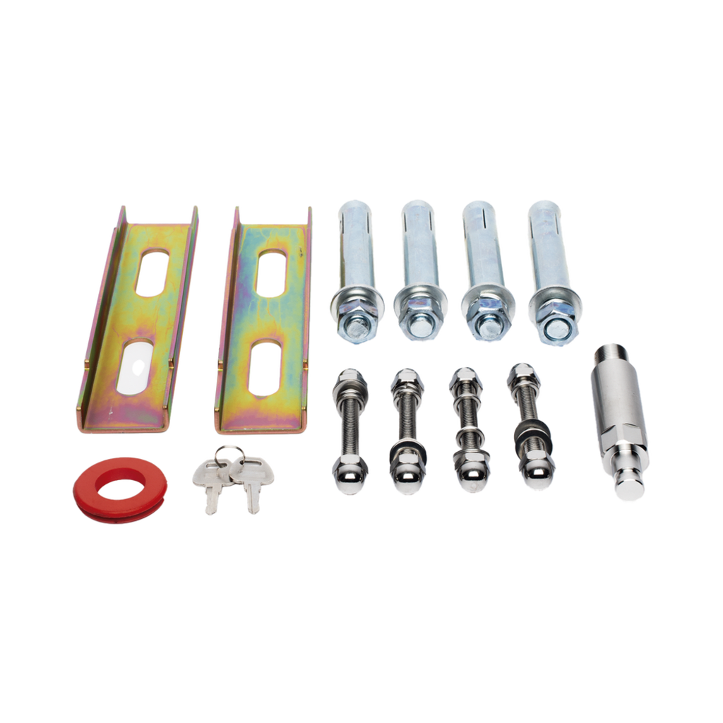 Kit COMPLETO Barrera Derecha XBS Con Corona LED / Brazo Iluminado de 5M / Incluye Sensor de Masa, Transformador, Lazo Magnético, Ancla, Fotoceldas y 2 Controles Inalámbricos - Image 6