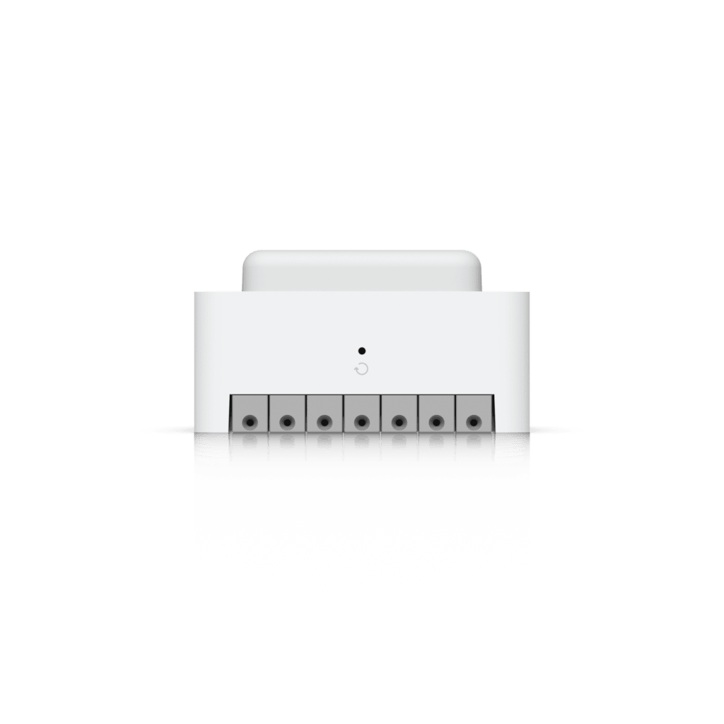 Centro de Control de Acceso Compacto Ubiquiti UniFi / Terminal de Bloqueo 12V / Entradas Adicionales Sensor y Botón / Alimentación PoE++ / Conexión para Dos Lectores o Cámaras / Uso Interior - Image 6
