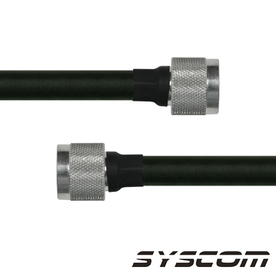 Cable Coaxial RG-214/U (180 cm), 50 Ohm, 0.425", CD-4 GHz, con Conectores N Macho a N Macho.