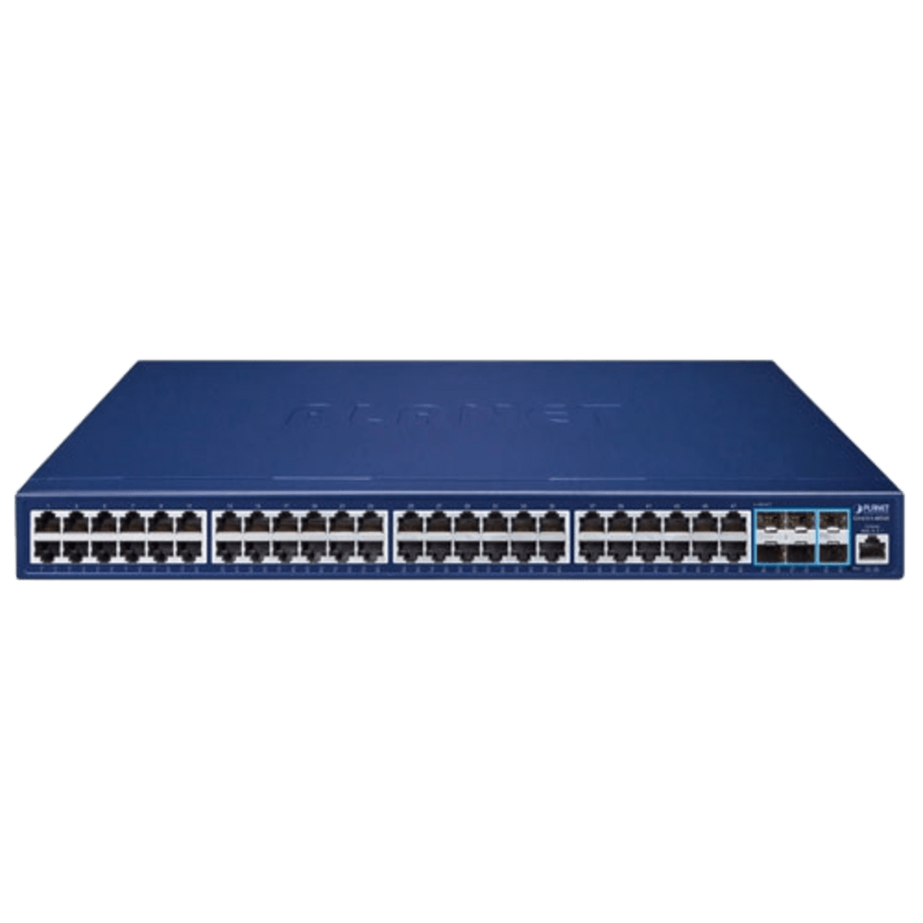 Switch Gestionado Capa 3 / 24-48 Puertos Gigabit + 4-6 Puertos 10G SFP+ / Routing IPv4/IPv6 / PoE+ y PoE++ / NMS Integrado / QoS Avanzado / Seguridad Empresarial