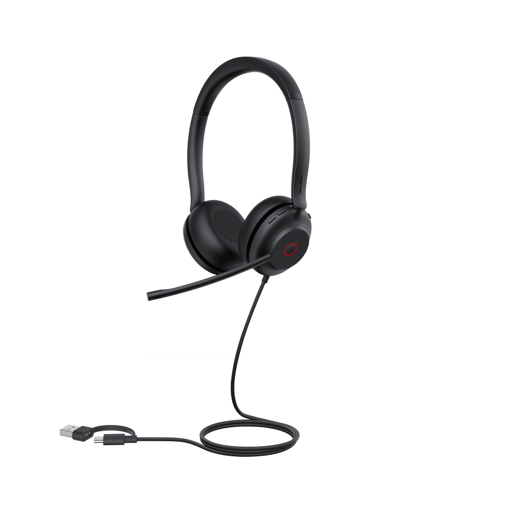 Diadema Alámbrica UH35 Dual de Yealink USB-C/A Compatible con Teléfonos IP Yealink y Computadoras - Image 2