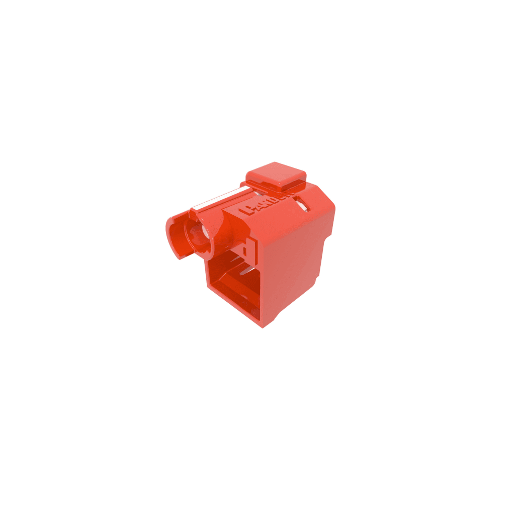 Kit de 100 Dispositivos Para Impedir Desconexi?n de Plug RJ45, Color Rojo, Incluye 5 Herramientas para Instalar/Retirar - Image 2