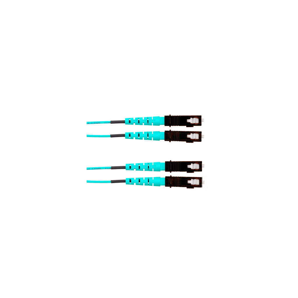 Jumper de Fibra ?ptica Multimodo 50/125 OM4, SC-SC Duplex, OFNR (Riser), Color Aqua, 3 Metros (9.84 Pies) - Image 2