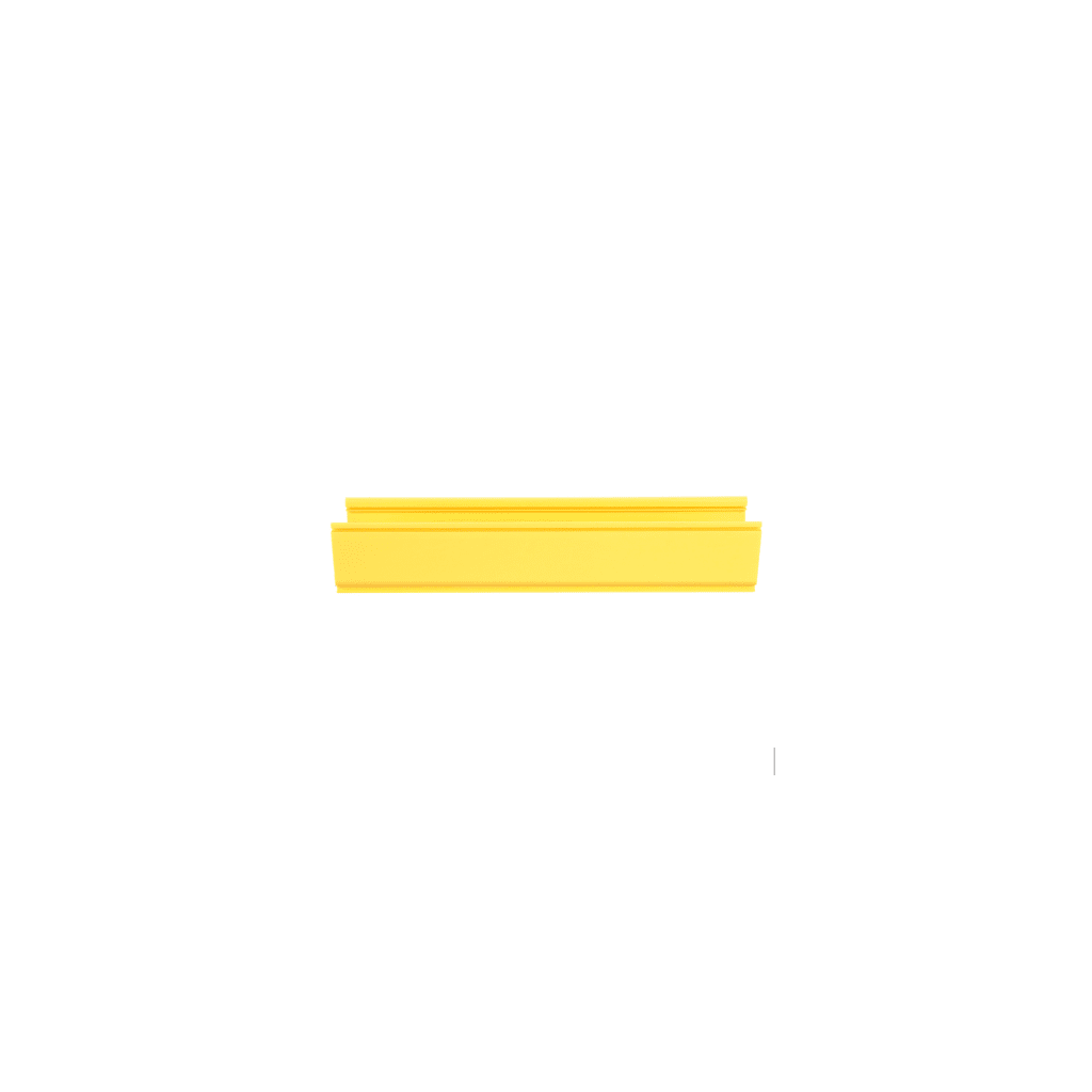 Canaleta FiberRunner™ 4X4, de PVC Rígido, Color Amarillo, 3 m de Largo - Image 2